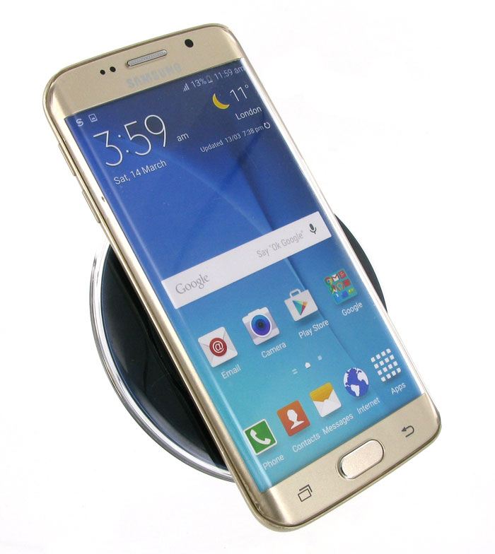 Tirannie overdrijven Kwik Draadloze oplader Samsung Galaxy S7 Edge zwart, Draadloze Opladers